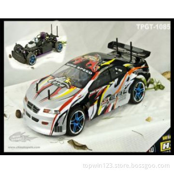 1/10th scale 4WD nitro powered on-road racing car